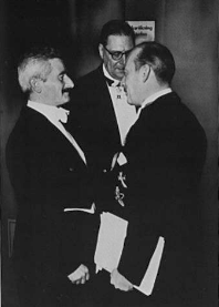 Faulkner at the Nobel Prize ceremonies